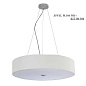 2110/106 JEWEL Crystal lux Светильник потолочный 6х60W Е27 Хром