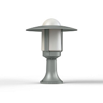 Newpark N° 3; Frosted glass E27 105W; Metal grey