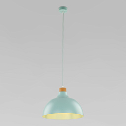a068329 TK Lighting Cap подвесной светильник с широким металлическим плафоном купольной формы на проводе