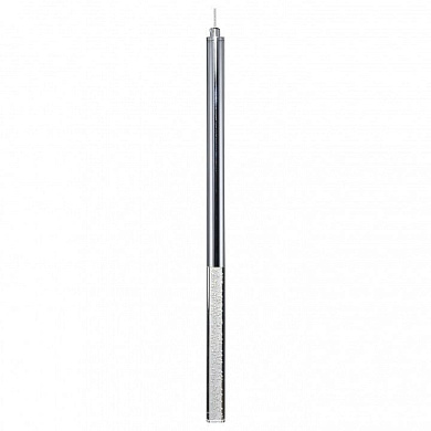 подвесной светильник цилиндрической формы в металлическом корпусе