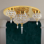 DL 7-479/3+1/62 gold Oriental Orion кристальная потолочная композиционная люстра — фото 2