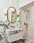 KW2116 Visual Comfort Covet настенное бра с матовым рассеивателем — фото 3
