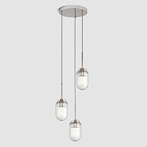Ship Light - Polished Nickel, 3 Drop Cluster полированный никель