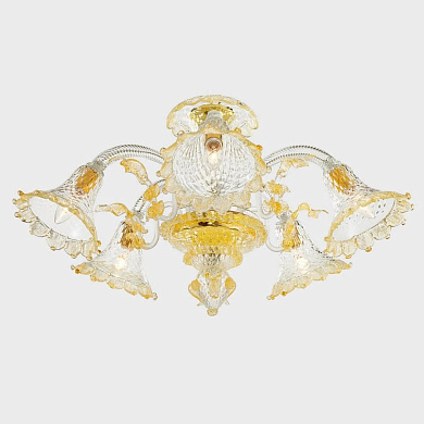 Потолочный светильник Sogni Di Cristallo Gold Apollo Ceiling Lamp