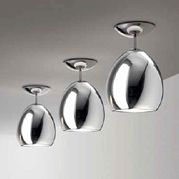 3029 Leucos Golf потолочный светильник с глянцевыми полусферическими плафонами