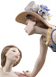 1009222 Lladro How Is The Party Going фарфоровая композиция двух женщин, беседующих на диване — фото 2