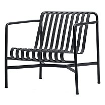 Palissade Lounge Chair Low, сталь, порошковая окраска, антрацит