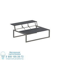 NINIX LOUNGE TABLE 150T БРОНЗО-КЕРАМИЧЕСКОЕ ПОКРЫТИЕ NERO MARQUINA Royal Botania