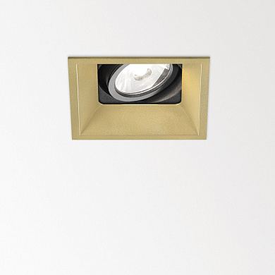 ENTERO SQ-M 92710 GC золото цветное Delta Light Встраиваемый поворотный потолочный светильник