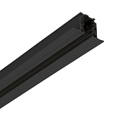 Track Tracks 3-Phase Standard Trim Recessed Black