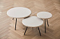 Soround coffee table Beige O60xH49  Woud, кофейный столик — фото 2