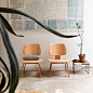 20119521 LTR Vitra Журнальный столик тёмный дуб с чёрными ножками — фото 2