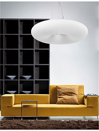 51011401 Nova Luce Bianco потолочный светильник с широким рассеивателем из матового стекла