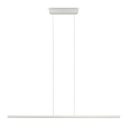8201 Linea Light Group Straight подвесная люстра с прямолинейным корпусом белого цвета