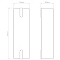 1469002 Elba 400 Wall Astro lighting настенный светильник ткань цвета шпаклёвки / бронза — фото 7