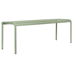 1104270681 Ferm Living Dapple металлическая скамья с тонким прямоугольным сиденьем