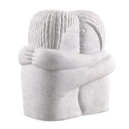114282 Eichholtz Love Couple декоративная фигура из камня, изображающая объятие пары в минималистичном стиле