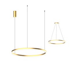 Подвесной светильник Kink Light Тор латунь d100 08228,36A(3000K)