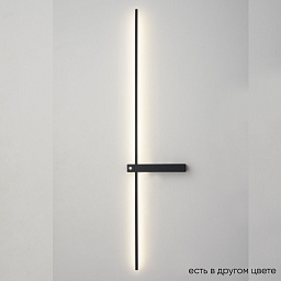 CLT 077W1000 BL Crystal Lux Slender настенный светильник с узким вертикальным LED-профилем в чёрном корпусе
