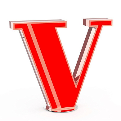 Графический светильник DelightFULL Letter V