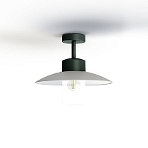 Aubanne N° 2; Clear glass E27 23W; Slate grey