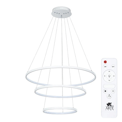 A2197SP-3WH Arte Lamp Frodo подвесная люстра LED 1х145W 7600Lm 3000-6000K