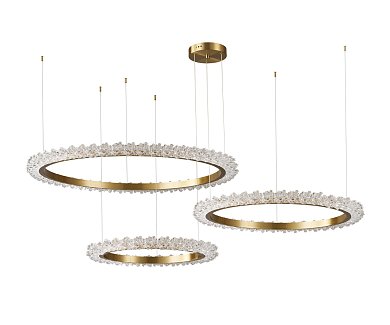 Подвесной светильник Kink Light Вейра бронза d80+65+50 07823-80+65+50,36