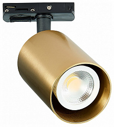 ST302.206.01 ST-Luce 1ph lights ST-luce трековый прожектор золотистого оттенка с направленным светом для однофазного шинопровода