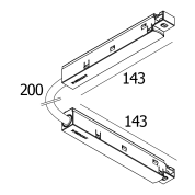 SPM - CONNECTOR 48V - 0-180° 420 99 02 Delta light