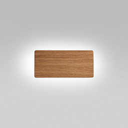 a059974 TK Lighting Tavola настенный светильник прямоугольной формы с деревянной декоративной панелью