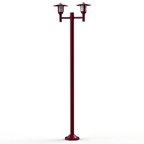 Newpark N° 6; Frosted glass E27 105W; Wine red