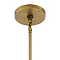 Artem 34" 7 Light Chandelier with Clear Glass Cylinders Natural Brass люстра 52016NBR Kichler — фото 5