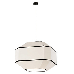 C3917681BN ACB Bauhaus SP 60 текстильная люстра белый; чёрный