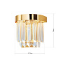 WA 2-1366 gold Prism Orion настенный светильник — фото 6