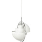 10014458 GUBI Multi-Lite Подвесной светильник 36 см, хром / белый полуматовый — фото 2
