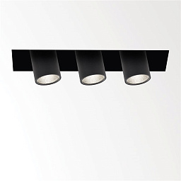 100076 9020 B Delta Light SPLITBOX встраиваемый потолочный светильник с тройным модулем