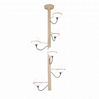 Metal Lux Giro PL 6L современный потолочный светильник с шестью лампами белый; шампань 280.306.02