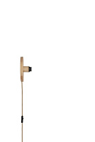 Wall Lamp Base BAMBOO XL cable Natural