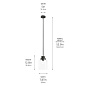 Annabeth 8" 1 Light Mini Pendant Black подвесной светильник 82373 Kichler — фото 10