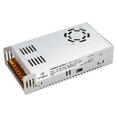 026863 Arlight блок питания ARS-400-12 (12V, 33.3A, 400W)