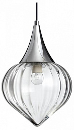 4949/1 Odeon Light Kesta подвесной светильник с каплевидным плафоном из стекла