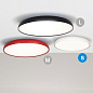 ZR364013827 Lumen Center Zero 40 S PL LED круглый потолочный светильник красный кирпичный — фото 1