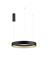Triac Dimmable Sandy Black & Champagne Gold Aluminium & Silicone LED 48Watt 220-240Volt 2101Lm IP20 2700-3000-4000K CCT by Dip Switch D:60 H:150 cm