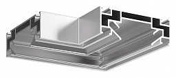 ST001.199.00 ST-Luce 1ph ST-luce track L-образный угловой соединитель серого цвета для встраиваемого шинопровода