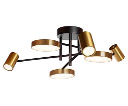 Люстра Kink Light Рапис черный/бронза 07645-6D,19(20)