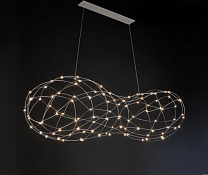 CLOUD 100, LED, LENGHT 100 CM, NICKEL