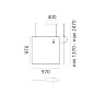 2030030APP Artemide Discovery Подвесной светильник Space Square Spot Tw App Nro — фото 1