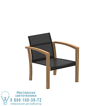 XQI TEAK LOW CARVER WITH BATYLINE WHITE Royal Botania