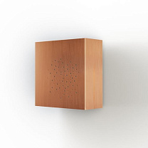 Klint N° 3; Clear PMMA Built-in LED 2800°K warm white 8W; Varnished brushed copper