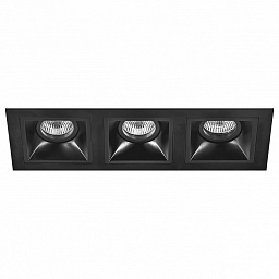 D537070707 Lightstar Domino точечный светильник, 50Вт, черный